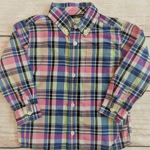 Dressed Up by Gymboree boy size 3T button-up shirt